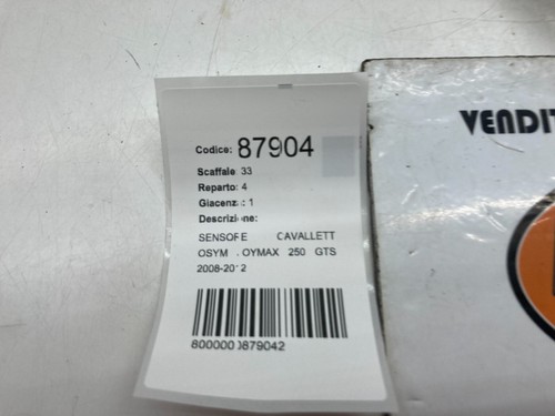 SENSOR DE CABALLETE LATERAL SYM JOYMAX 250 GTS 2008-2009-2010-2011-2012 - Imagen 5 de 5