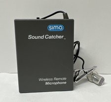 Sima Sound Catcher Wireless Remote Microphone Model # 80-3000 Untested