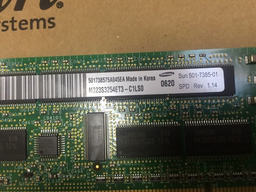 SUN M323S3254ET3-C1LS0 , 512mb Memory, Test-PASS - Picture 2 of 2