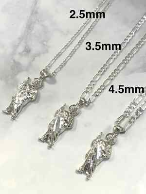 925 Sterlingsilber St. Judas Religiös Massiv Silber Medaille Anhänger Charm San Juda