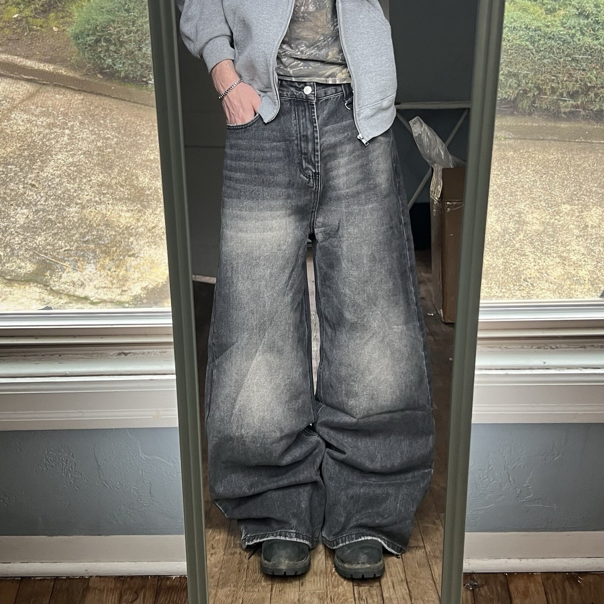 y2k vintage baggy black washed wide leg faded skater denim y2k vintage baggy black washed wide leg faded skater denim