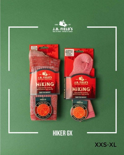 J.B. FIELD'S Kid's / BABIES / TODDLER "HIKER GX" MERINO WOOL HIKING SOCK - Picture 8 of 17