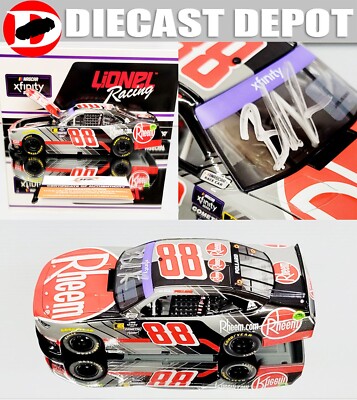 AUTOGRAPHED BUBBA POLLARD 2024 RHEEM #88 CAMARO 1/24 ARC DIECAST