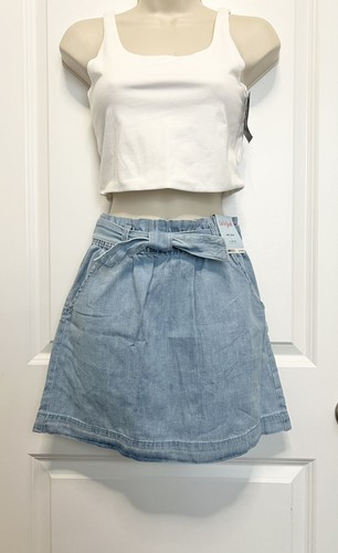 Cat & Jack Denim Midirock für Mädchen Größe Large (10/12)