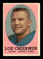 1958 Topps #81 Lou Creekmur   G/VG X3635821