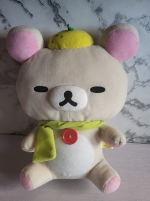San-x Sanrio Rilakkuma Korilakkuma Yuzu Schal Toreba Preis Plüsch 12 Zoll 2018
