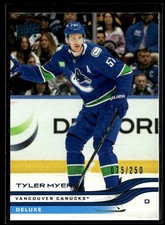 2025-26 Upper Deck Series 1 Deluxe Base #180 Tyler Myers /250