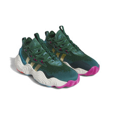 Adidas Trae Young 3 Basketball Dark Green/Gold Metallic Unisex Sneakers 8.5/9.5