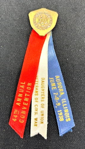 1938 Daughters Of Union Veterans Of The Civil War Ribbon