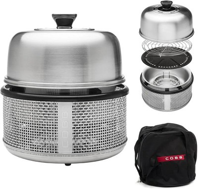 COBB Grill Pro Black Portable Charcoal BBQ Tailgate Camping with carrying bag