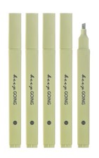 DIVERSEBEE Bible Highlighters with Soft Chisel Tip, 5 Pack 5 Pack, Green