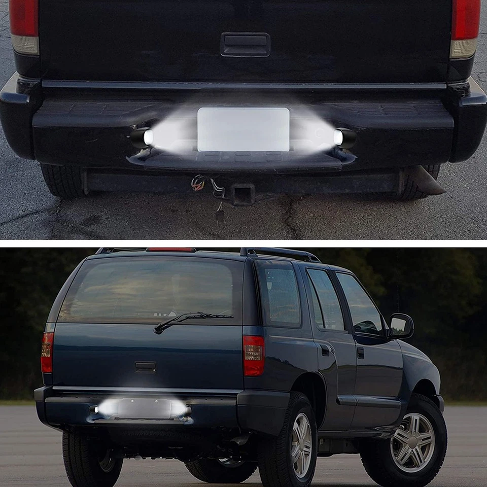 LED License Plate Light Tail Assembly Lamp For Blazer GMC Sonoma 35916 Chevrolet - Image 3 of 4