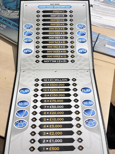 Who Wants To Be A Millionaire? 10th Anniversary Special Edition Board Game - Picture 7 of 8
