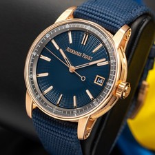 2024 NEW Audemars Piguet Code 11.59 18K Rose Gold Blue Nuit Dial 41mm 15210OR 3