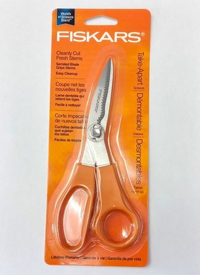 Fiskars Take-Apart Scissor Precision Stainless Steel Serrated Blade 194710