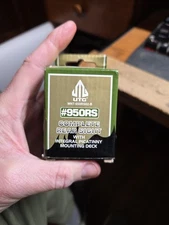 UTG FIXED REAR SIGHT w Integral PICATINNY Mounting Deck #950RS New in Box