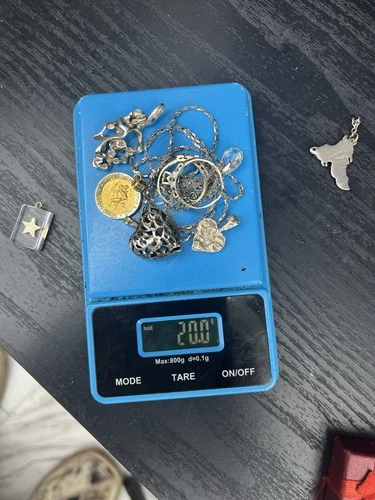 14K Gold Scrap Jewelry Set 20 Grams All Stamped Vintage Art Deco White Gold Lot