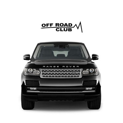 Aufkleber für Windschutzscheibe Off Road Club Land Rover Range Rover