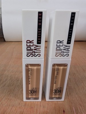 Lot Of 2 Maybelline Super Stay Active Wear 30H Concealer #20
