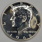 1968 S Gem Proof Kennedy Half Dollar 40% Silver