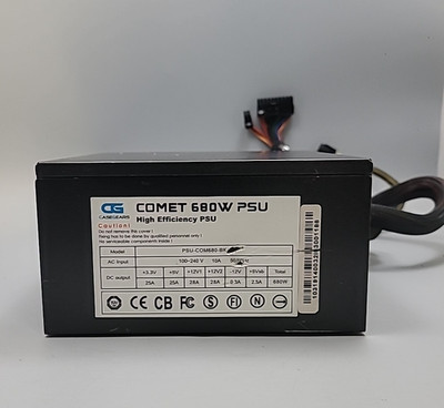CaseGears COMET 680W - PSU-COM680-BK - Semi-Modular / High efficiency