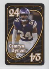 2024 UNO Fandom NFL Minnesota Vikings Black Camryn Bynum #24 0c4