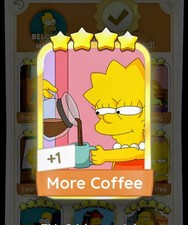 More Coffee Gold Sticker Monopoly Go Set - 16 Quick Sending