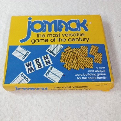 Jomack 1984 Trebor Game Co Board Game Complete w/ Tally Sheets & Rules
