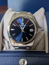 Grand Seiko Heritage Blue Dial SBGP013 40mm 9F85 Quartz Watch 9/25 Warranty