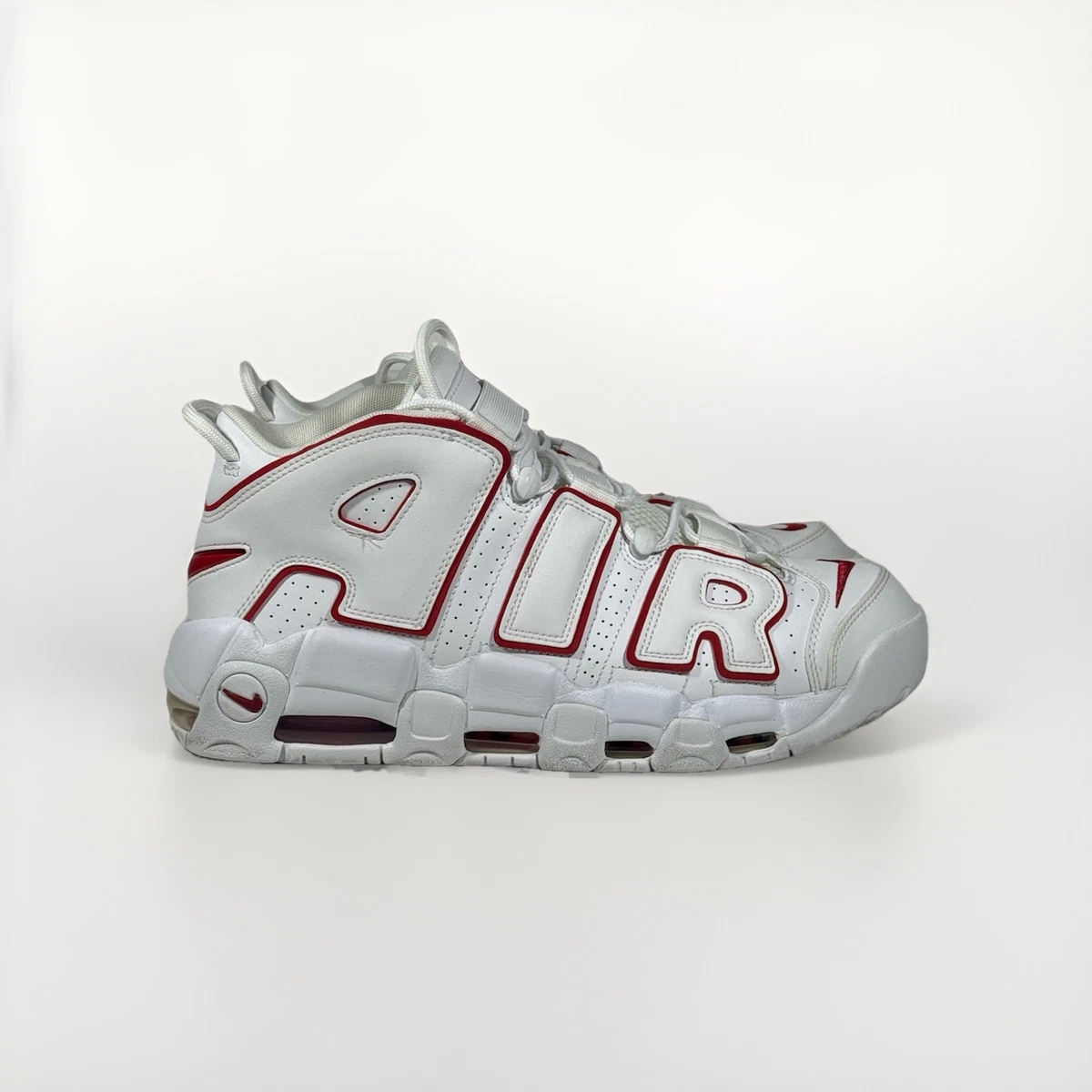 Las mejores ofertas en Nike Air More Uptempo White Varsity Red