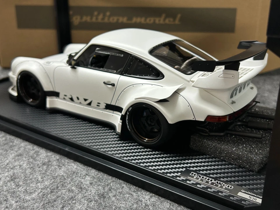 Ignition Model 1:18 Porsche RWB 930 -- Matte White --  IG3696 - Image 2 of 4
