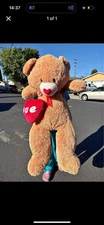 Teddy Bear Tan Beige ~58" Jumbo Large Giant Stuffed Plush HugFun Valentine’s Day