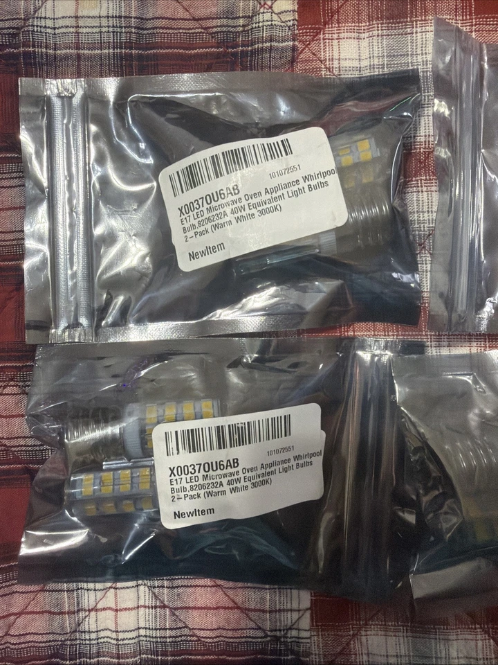 Microwave Oven Light Bulb E17 Base 3W 125V E17 LED Bulb 40W Equivalent, E17 Base - Image 3 of 4