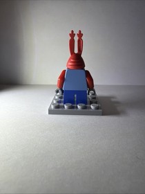 LEGO Mr. Krabs Minifigure BOB023 - 2009 Krusty Krab Set 3833 - Rare Grin Variant