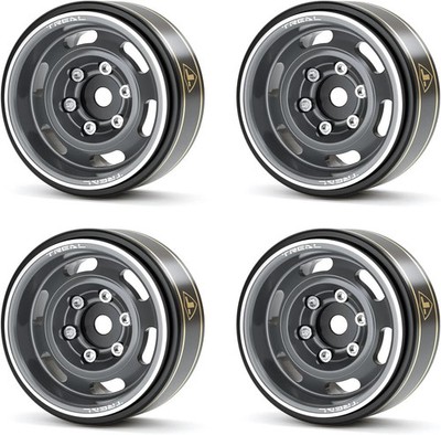 Treal SCX24 1.0'' Beadlock Wheels(4P) Vintage Wheels for 1/24 SCX24 Bronco Gladi