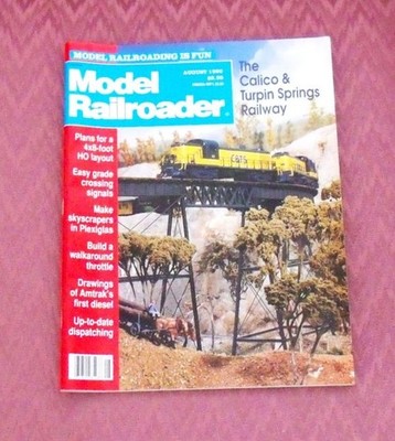 Model Railroader Magazine - August 1992 Issue