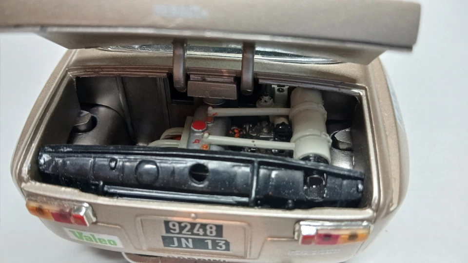 Renault R 8 Gordini groupe F MONTE CARLO 1981 base Solido 1/18 (Code 3) - Photo 4/4