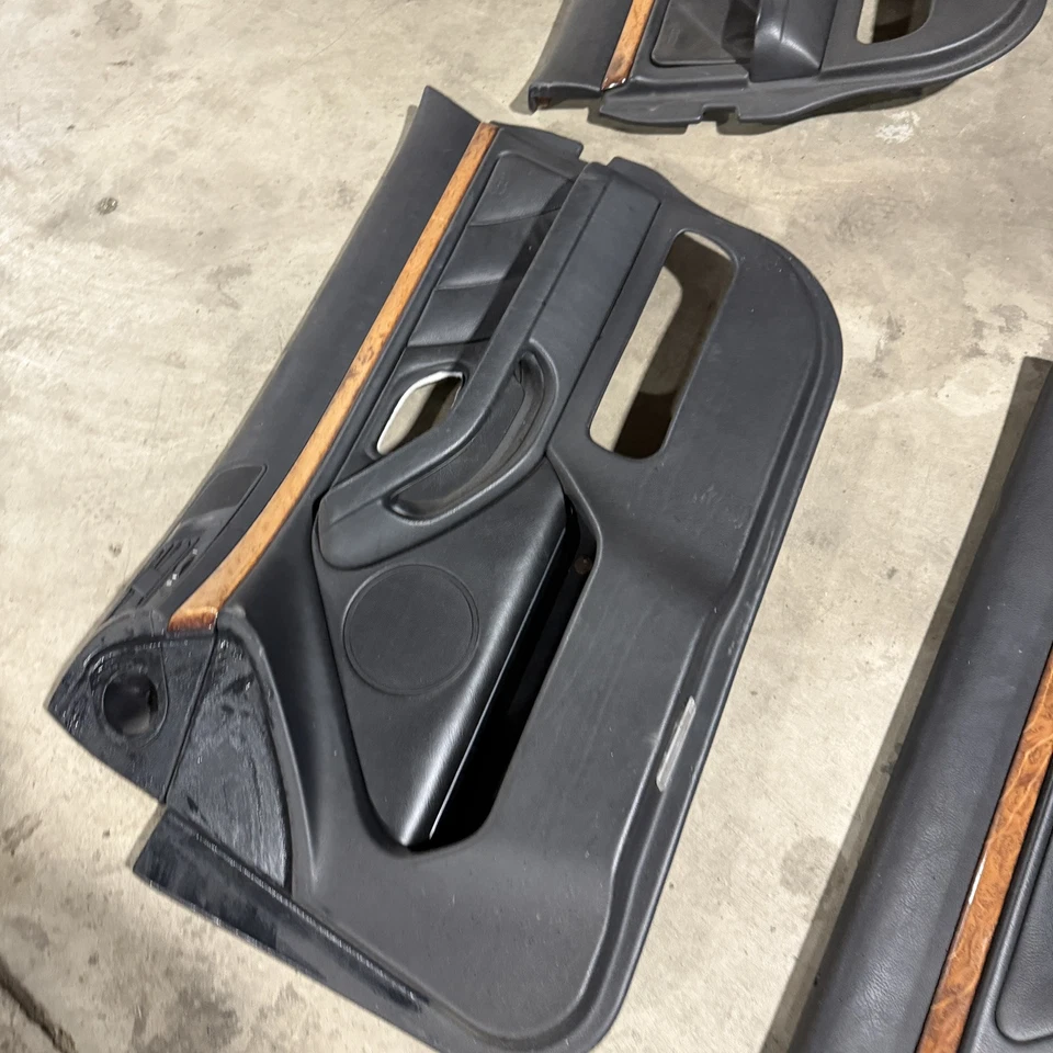 BMW E39 5 Series Black Door Panel Set LOCAL PICKUP: COLORADO - Image 3 of 4