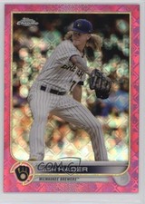 2022 Topps Chrome Logofractor Edition Pink Refractor 44/199 Josh Hader #19 0t2