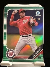 2019 Bowman - Chrome Prospects Luis Garcia #BCP-64 Green Refractor /99 (RC)