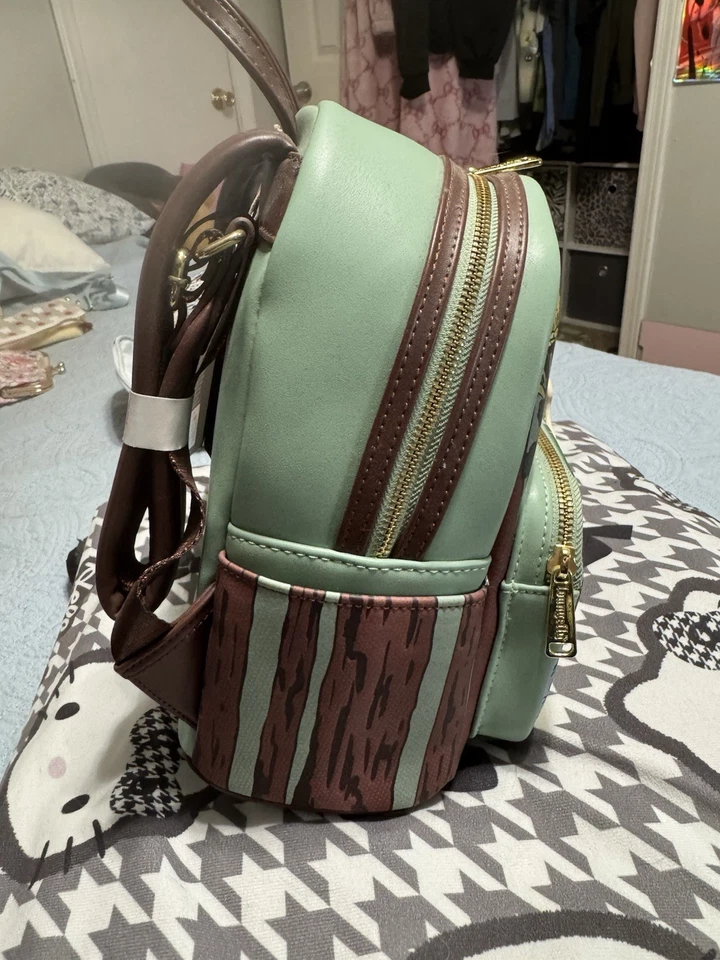 Mini Mochila Loungefly Disney Star Wars Ewok Y Droides, Nueva Foto 3 de 4