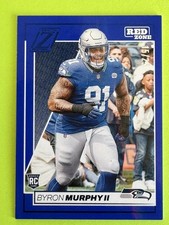 Byron Murphy II 2024 Panini Zenith Red Zone Blue #117 (15/25) RC Rookie