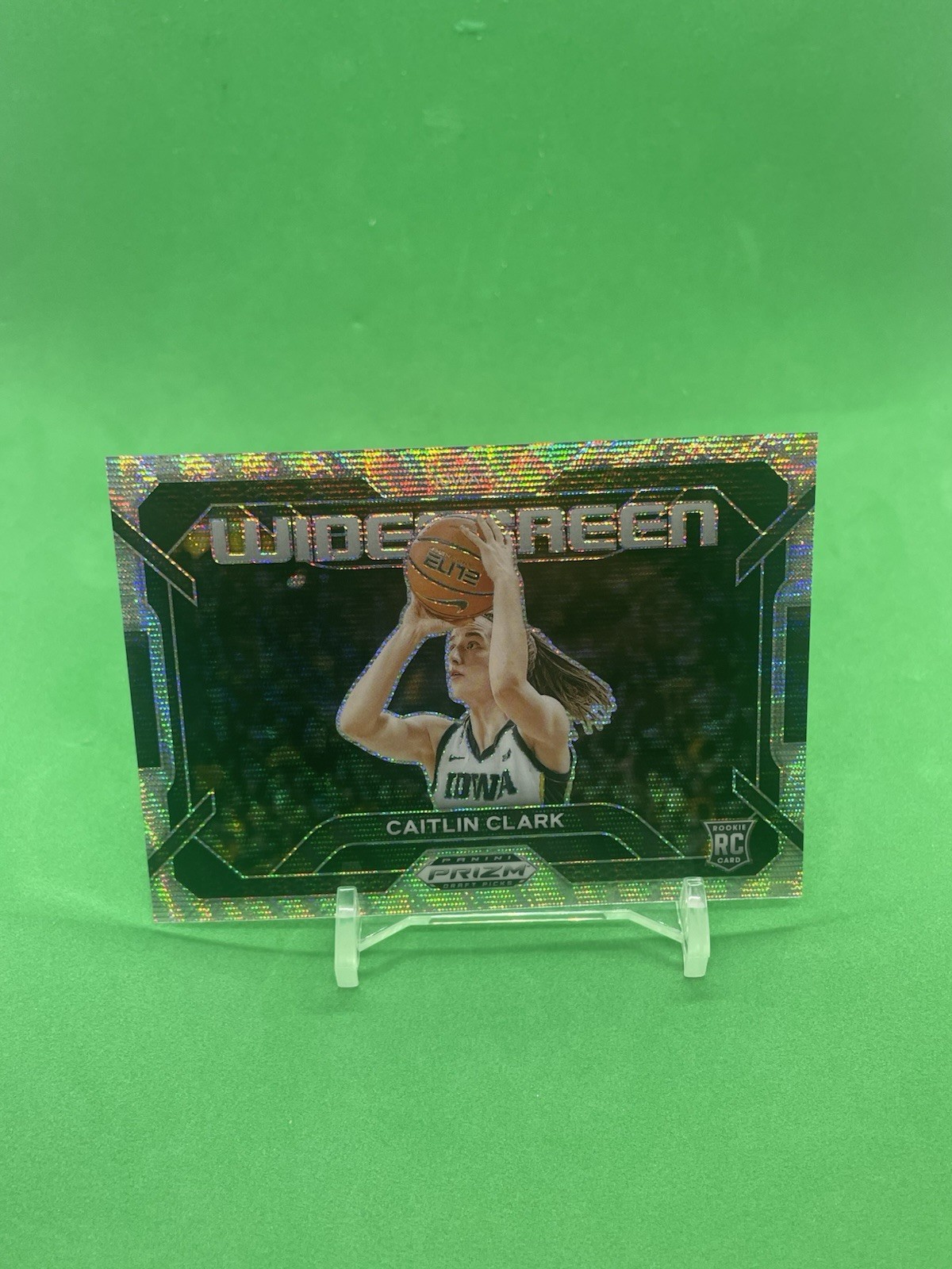 2024 Panini Prizm Draft Picks Caitlin Clark Widescreen Wave /99 #6 RC -