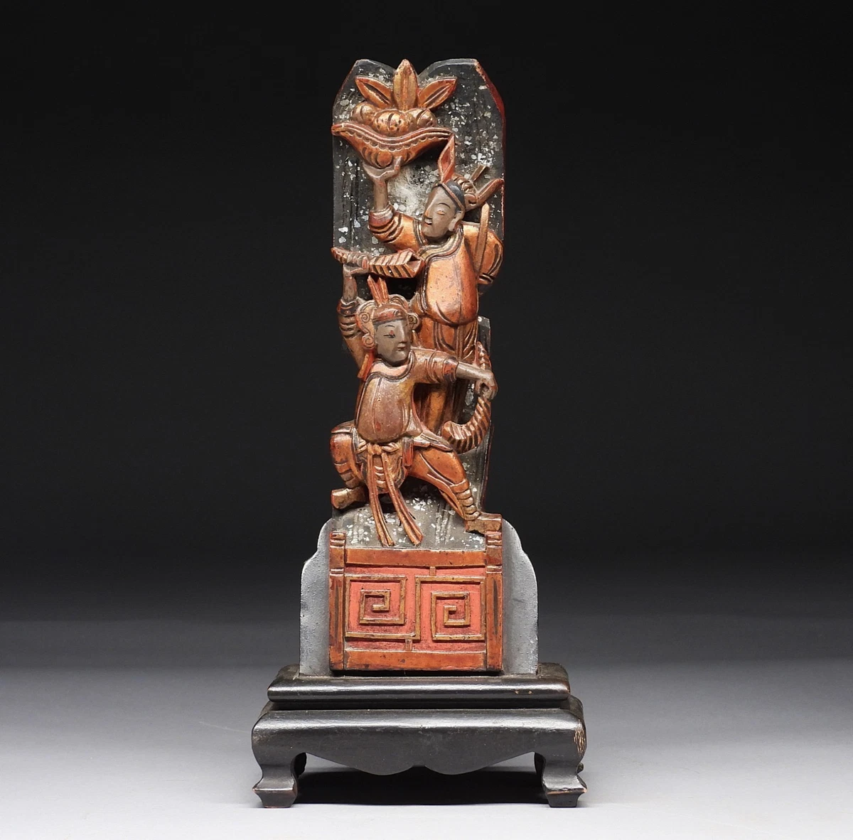 1900-1940 木制古董中国清朝(1644-1911) 中国朝代雕像、雕像| eBay