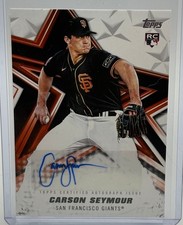 2026 Topps Series 1 - Baseball Stars Autographs Carson Seymour #BSA-CSE (AU, RC)