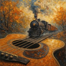 Train Diamond Painting Kits for Adults, 5D DIY Diamond Art Kits for Beginners, F