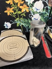 Sourdough Starter Jar Kit 650ml With Spatula And 2 Reusable Silicon Bread Mat
