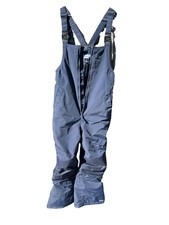 Lands End Squall Grow-A-LongsSnowboard Ski Snow Bibs Insulated Blue Size 12