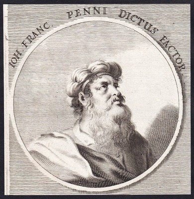 Giovanni Francesco Penni Maler Italian painter Portrait Kupferstich 1680