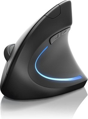 CSL - Kabellose Vertikale Maus - Bluetooth 4.0 - für Windows Linux Und Mac - 6 Taschen